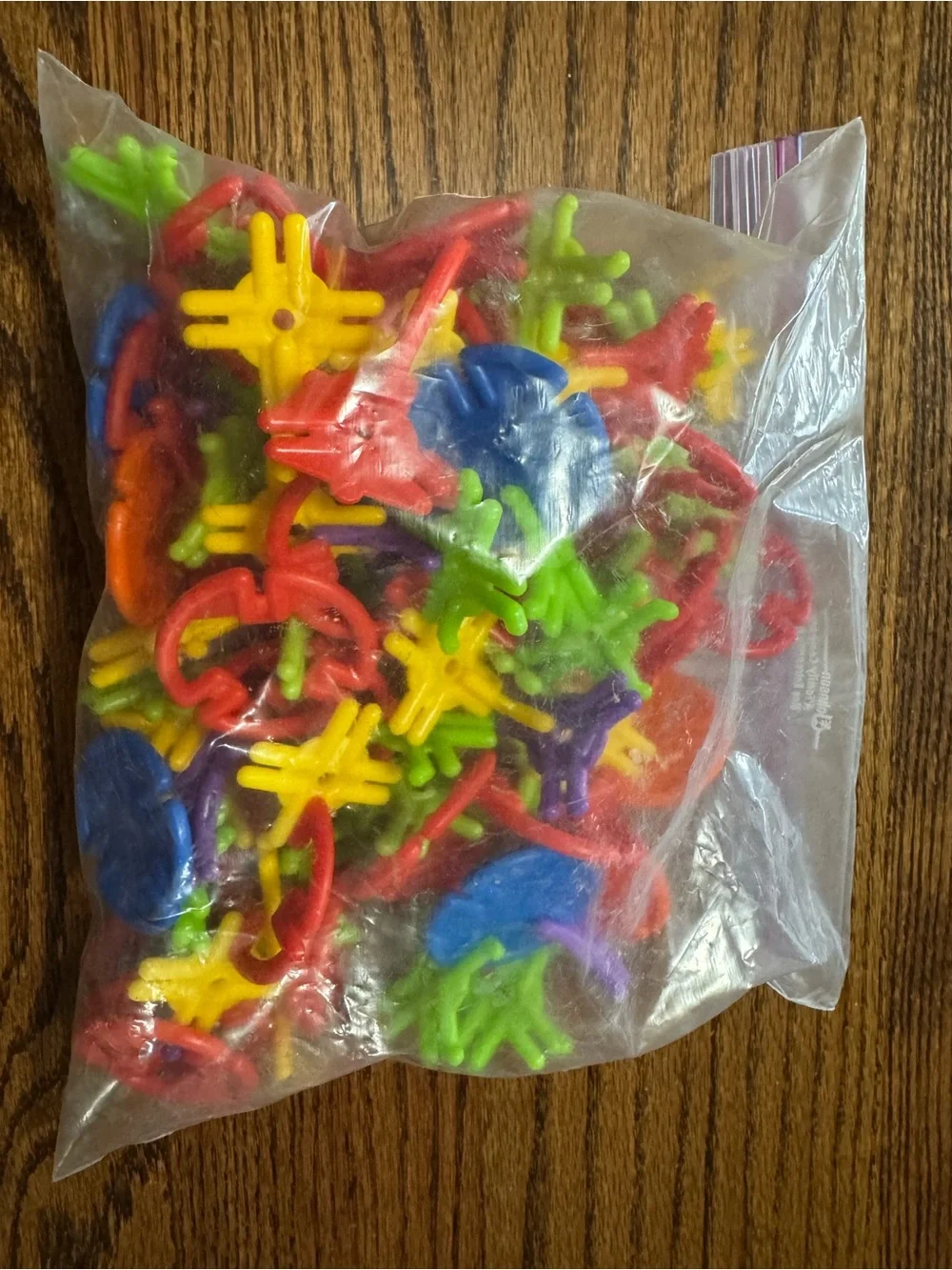 Bag of building toys